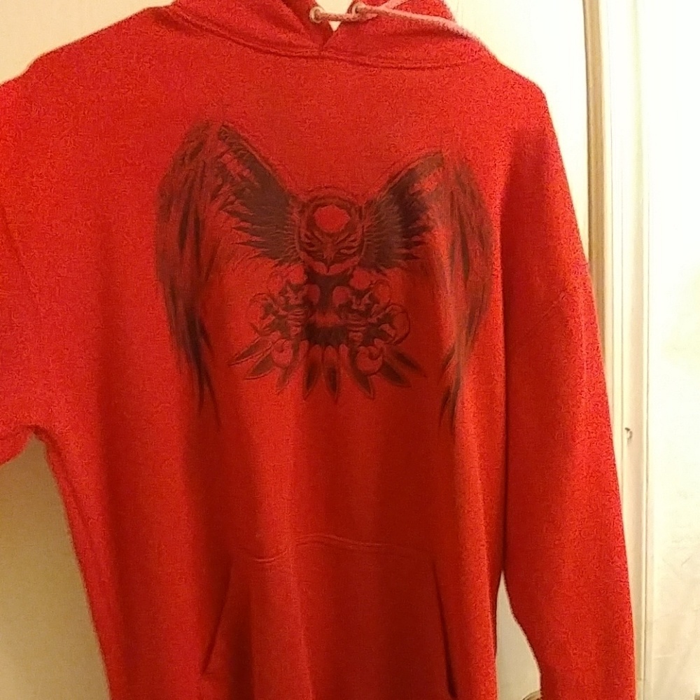 Red hoodie